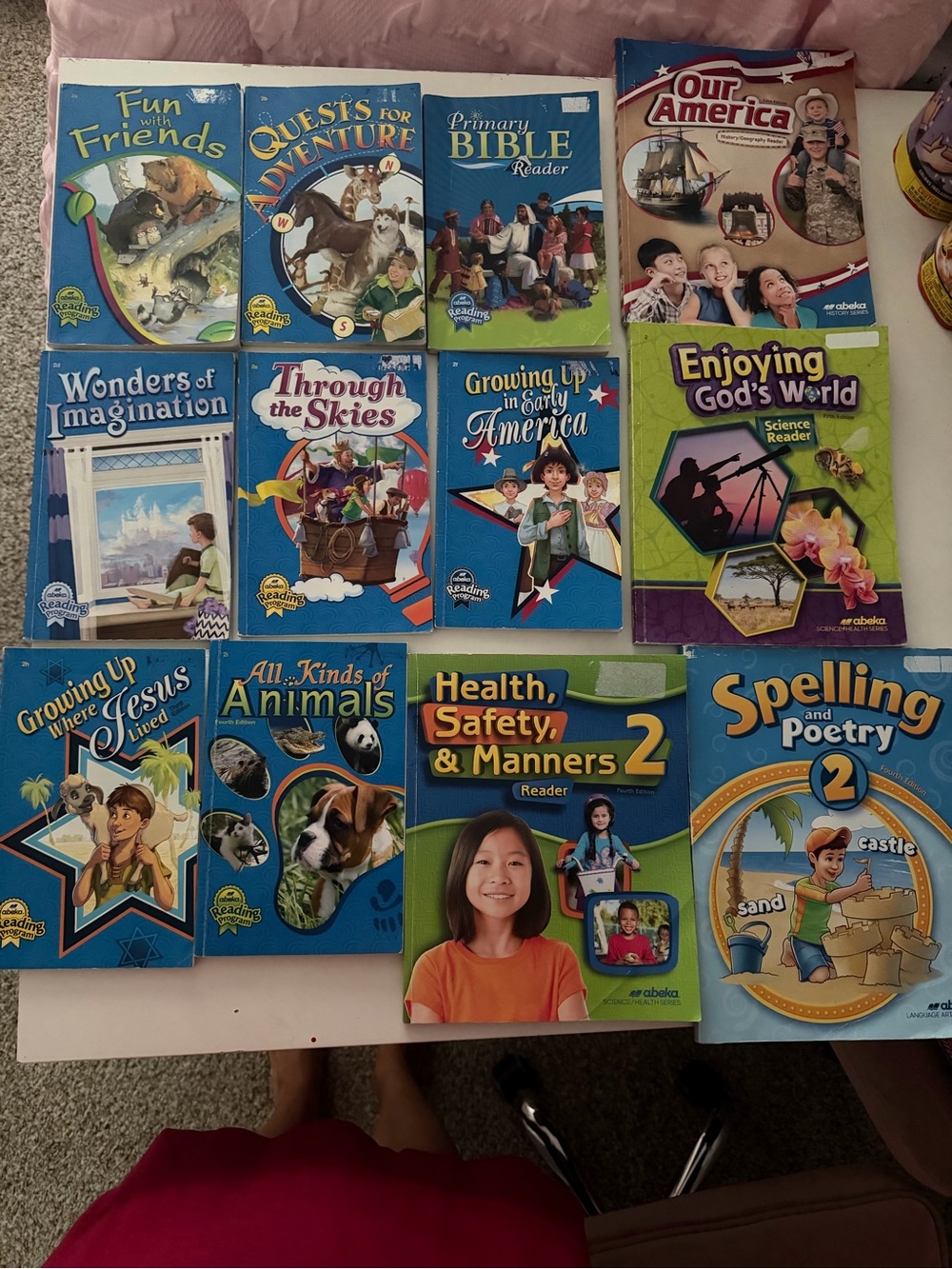 Abeka 2nd Grade reading book (Set)